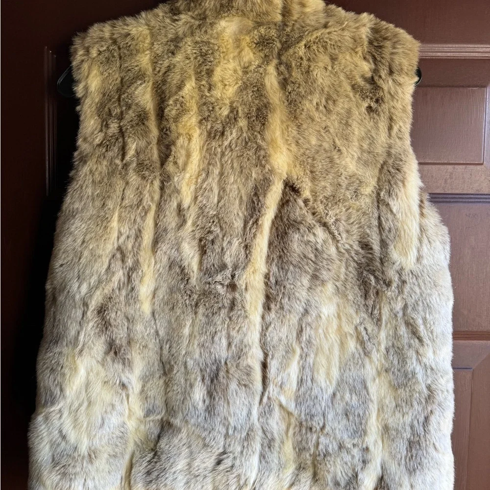 Valerie Stevens Fsux Fur Vest Size Small